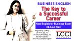 Várjuk a jelentkezőket a júniusi LCCI English for Business nyelvvizsgára